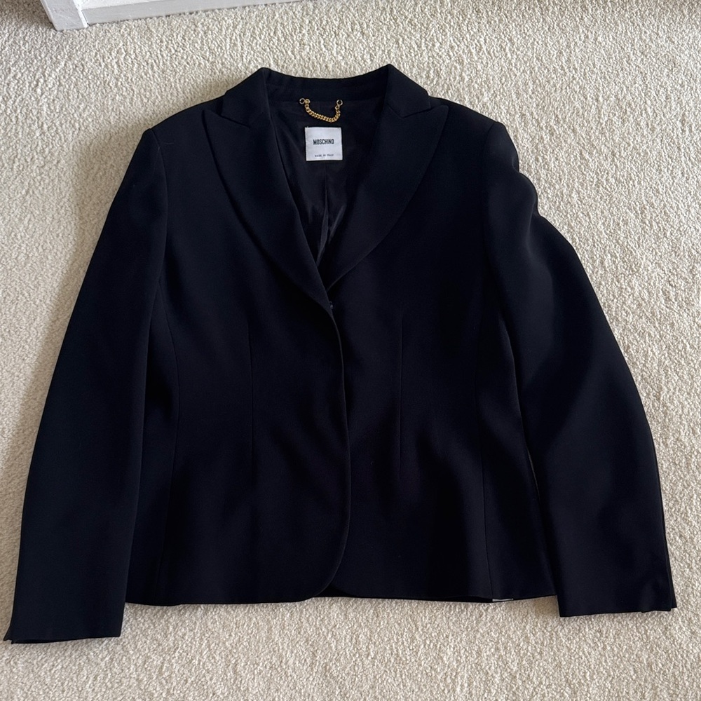 Moschino Classic Black Blazer